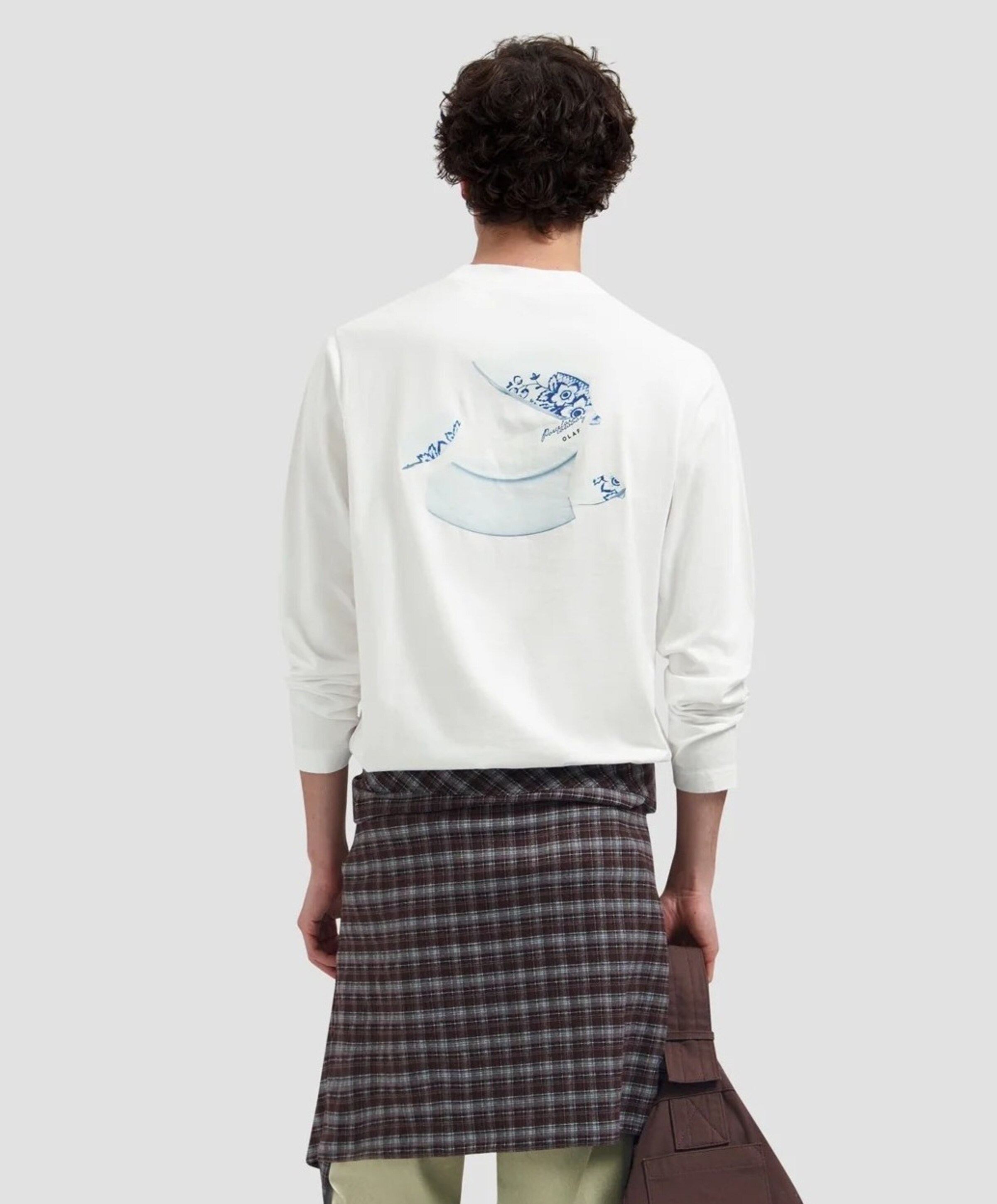 Olaf Heren longsleeve wit