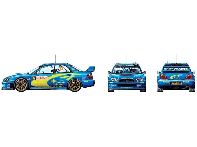 Tamiya Bausatz Subaru Impreza WRC 05 1:24 Detailgetreuer Modellbausatz im Massstab 1:24