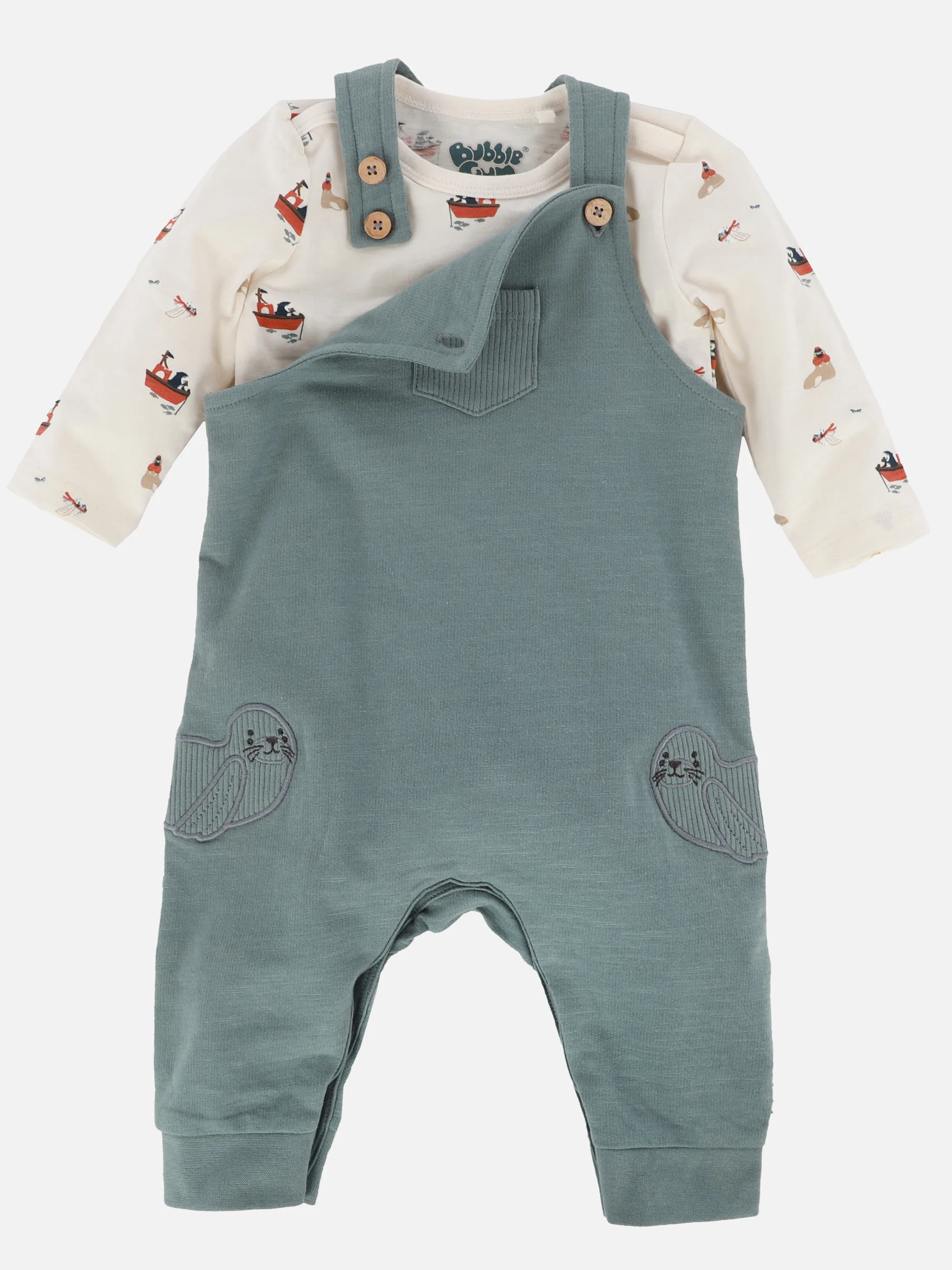 Baby Jungen Strampler mit Longsleeve