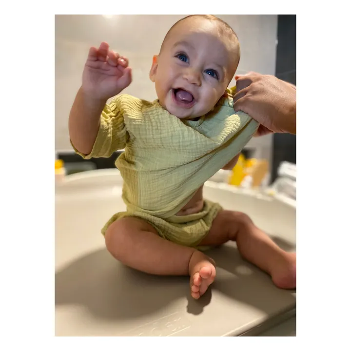 GOLD, Olalala Robe Dez Coton Bio | Jaune moutarde