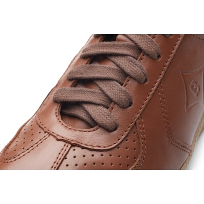 Herren-Sneaker Rindleder, Braun