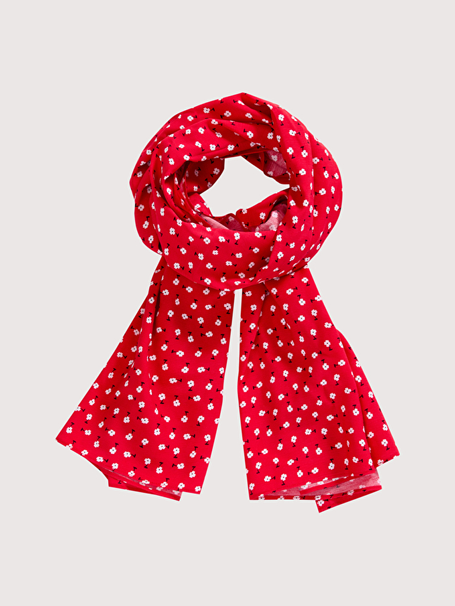 Foulard imprimé fleuri