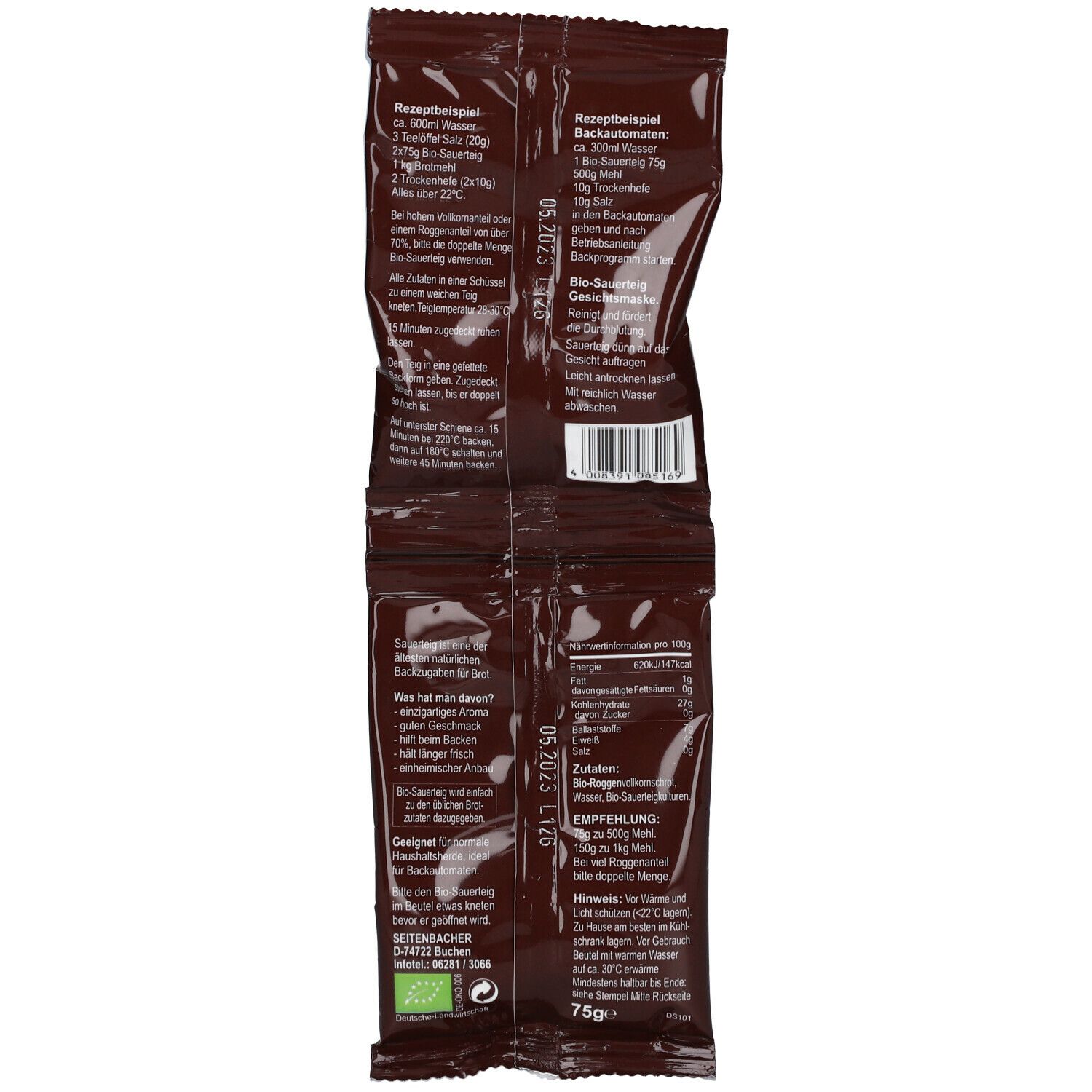 Seitenbacher® Bio Natur Sauerteig