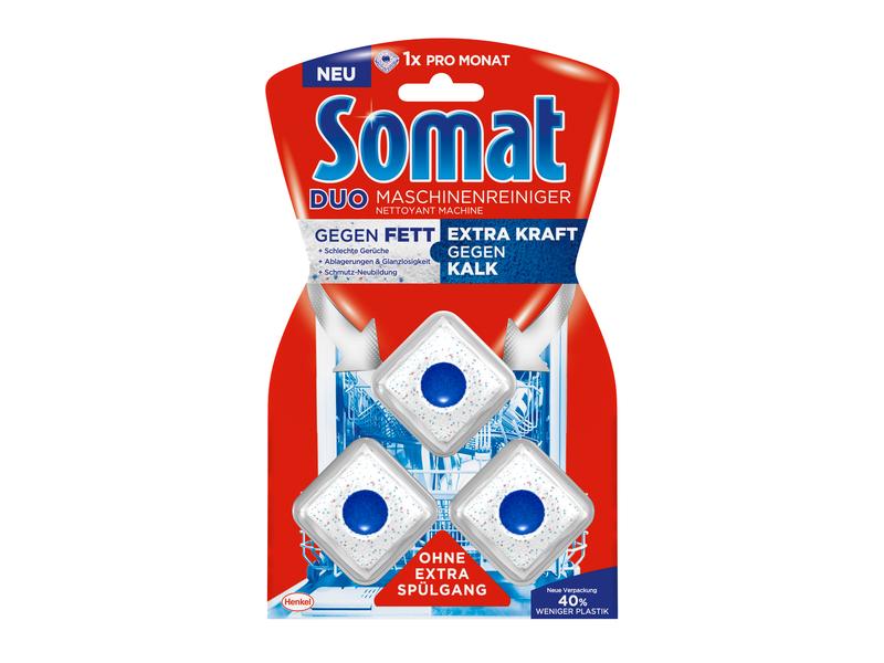 Somat Spülmaschinenpflege Duo Maschinenreiniger 3 Tabs Hygienische Reinigung Ihrer Geschirrspülmaschine