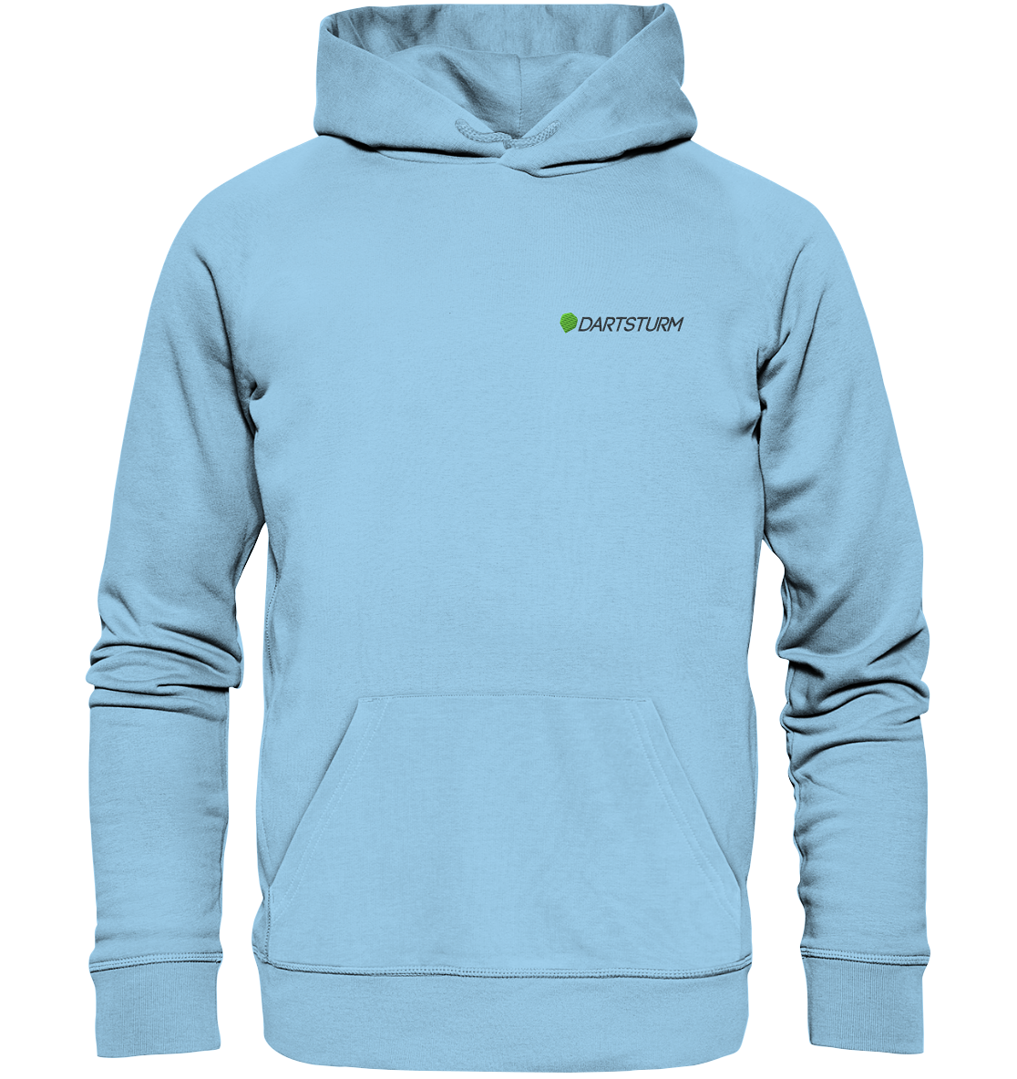 DartSturm - Logo Schwarz Hoodie (Stick)