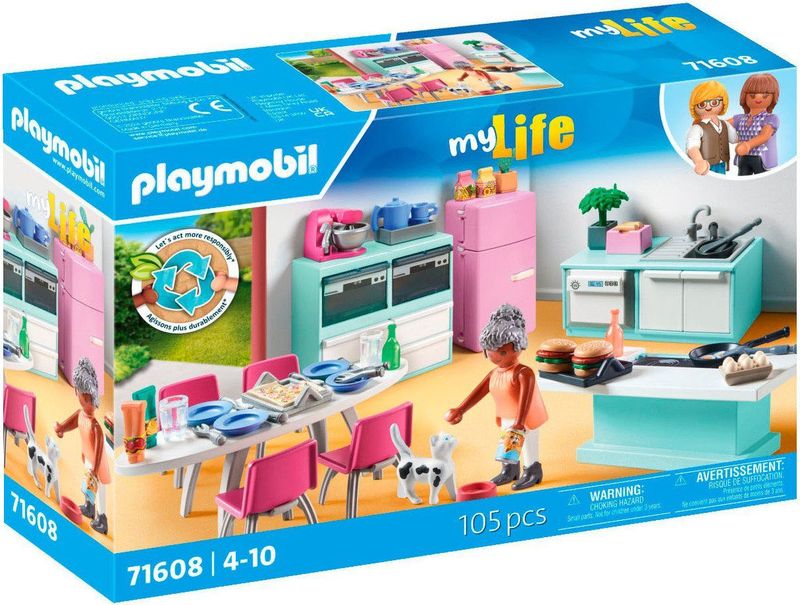 PLAYMOBIL My Life Keuken met eethoek - 71608