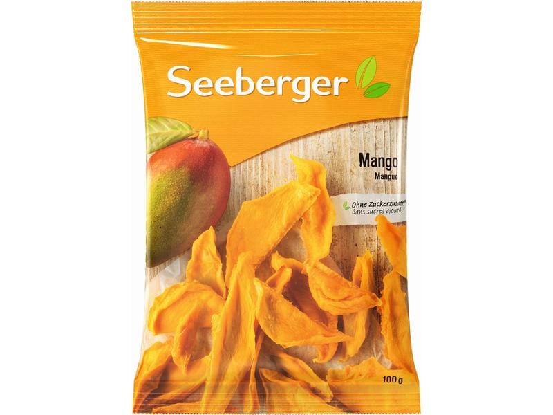 Seeberger Mango 100 g Geschälte und geschnittene Mangostreifen
