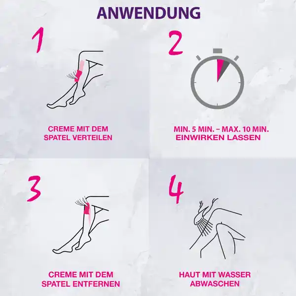 Haarentfernungs-Creme sensible Haut