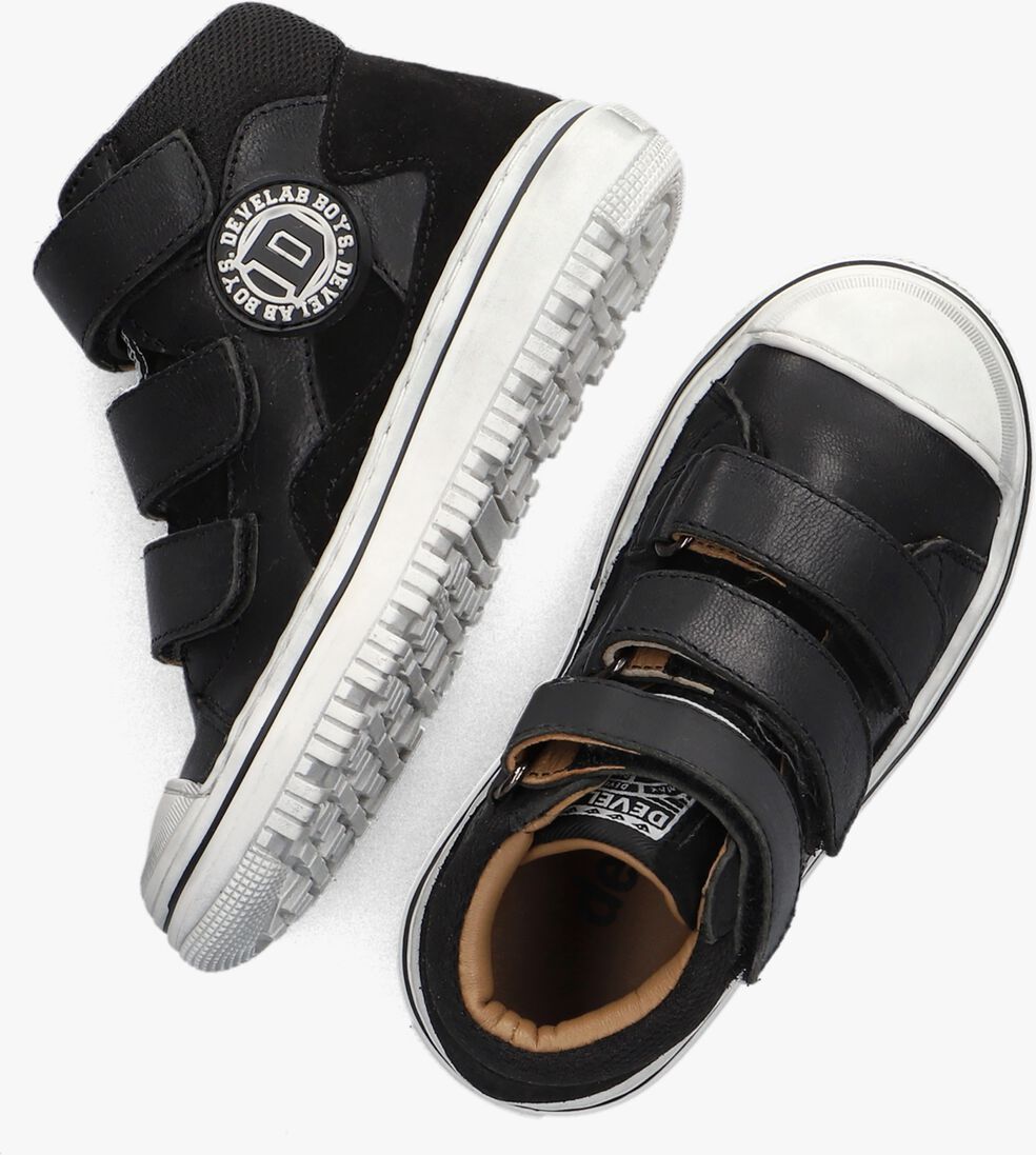 DEVELAB zwarte develab hoge sneaker 44303