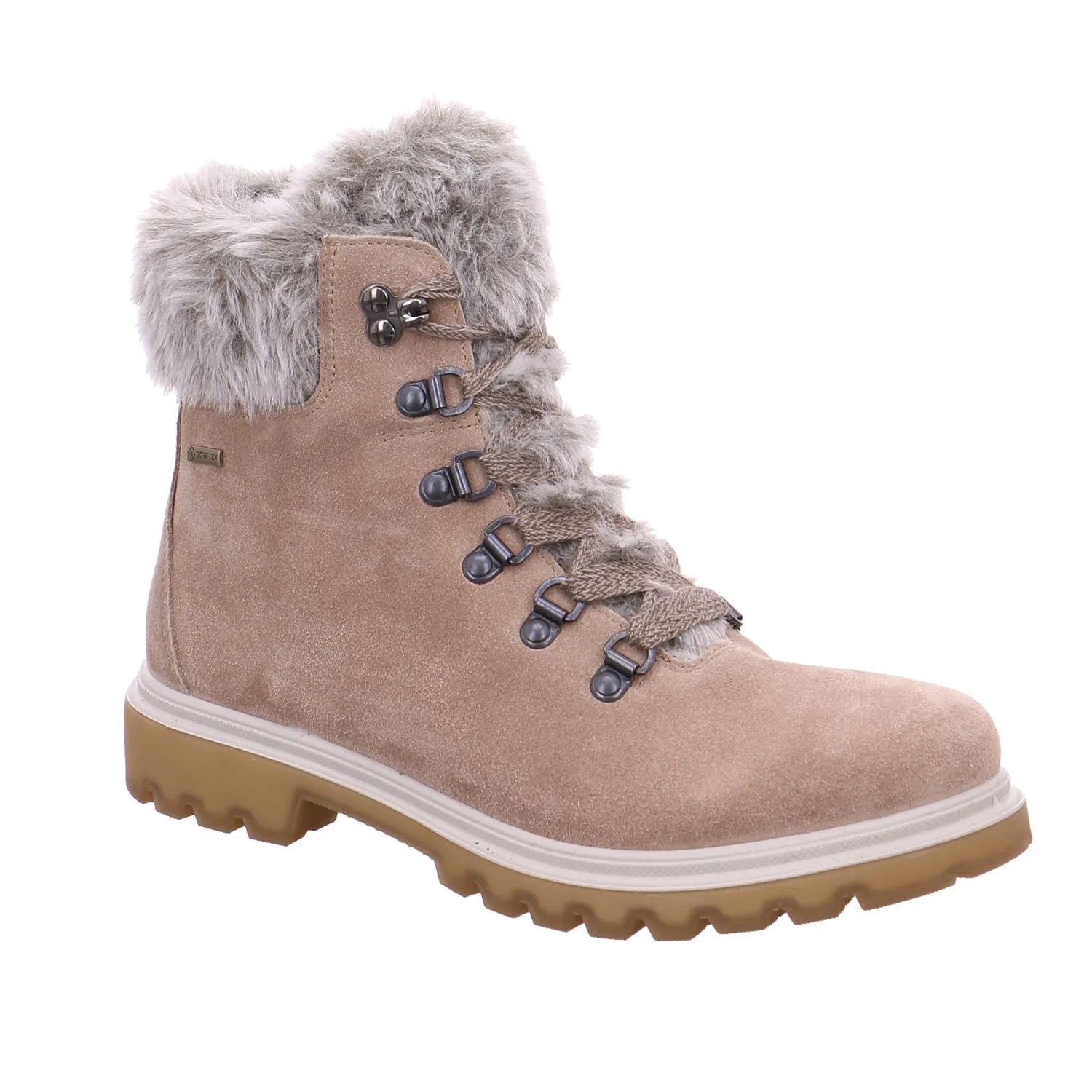 LEGERO Snowboot Beige Leder  mit Gore-Tex-Membrane