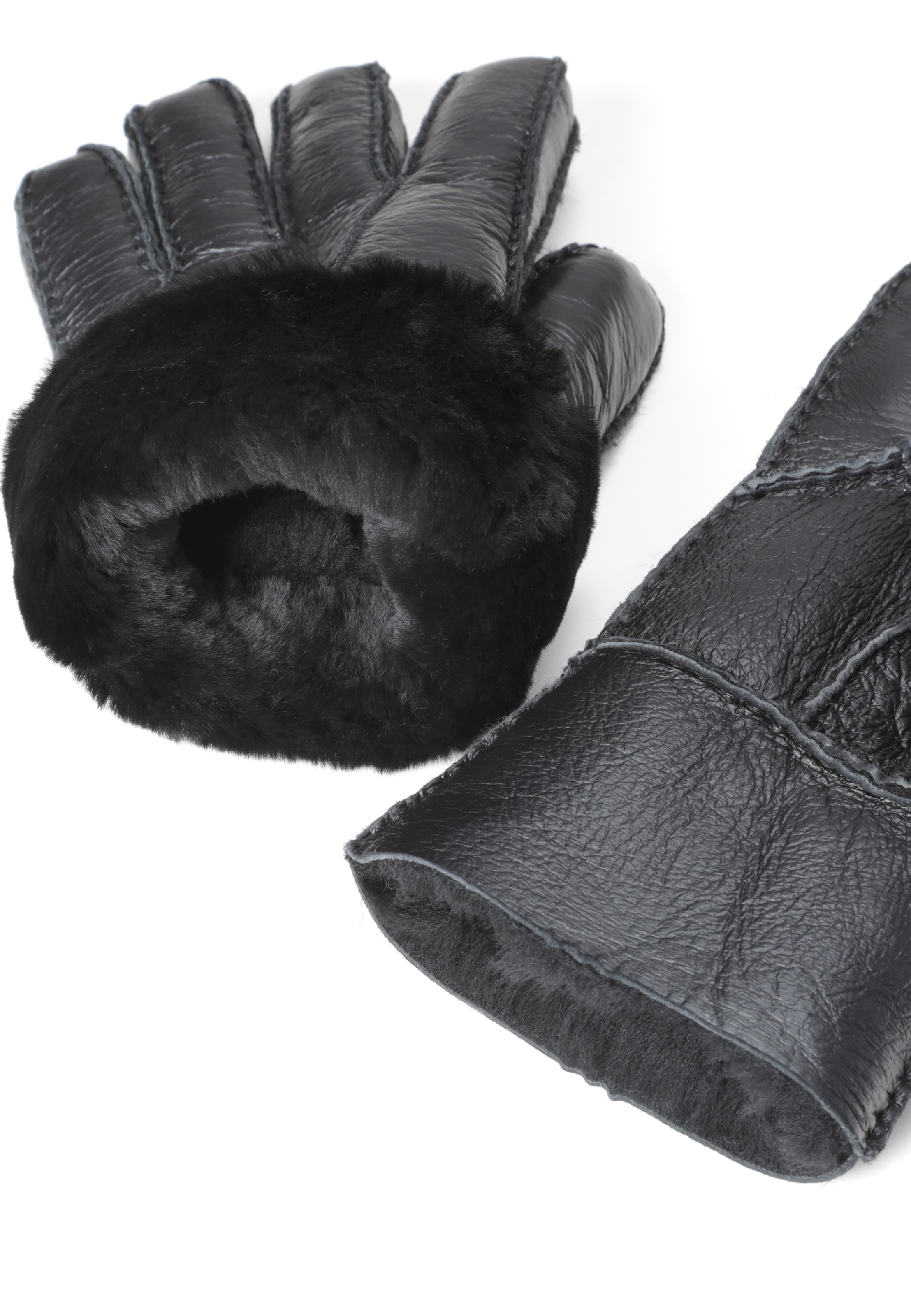 PEARLWOOD Lederhandschuhe »BELL«, warm gefüttert, höherer Schaft