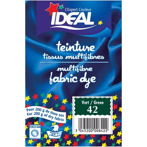 Teinture  multifibres - vert - sachet de 15 g