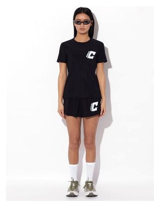 Maillot manches courtes Running Circle Legend Noir Femme