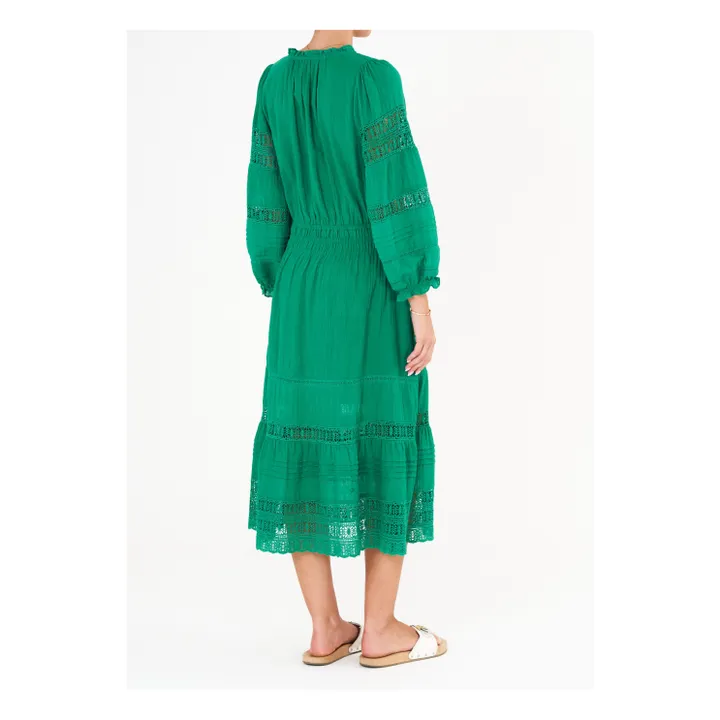 M.A.B.E. Robe Longue Loretta | Vert