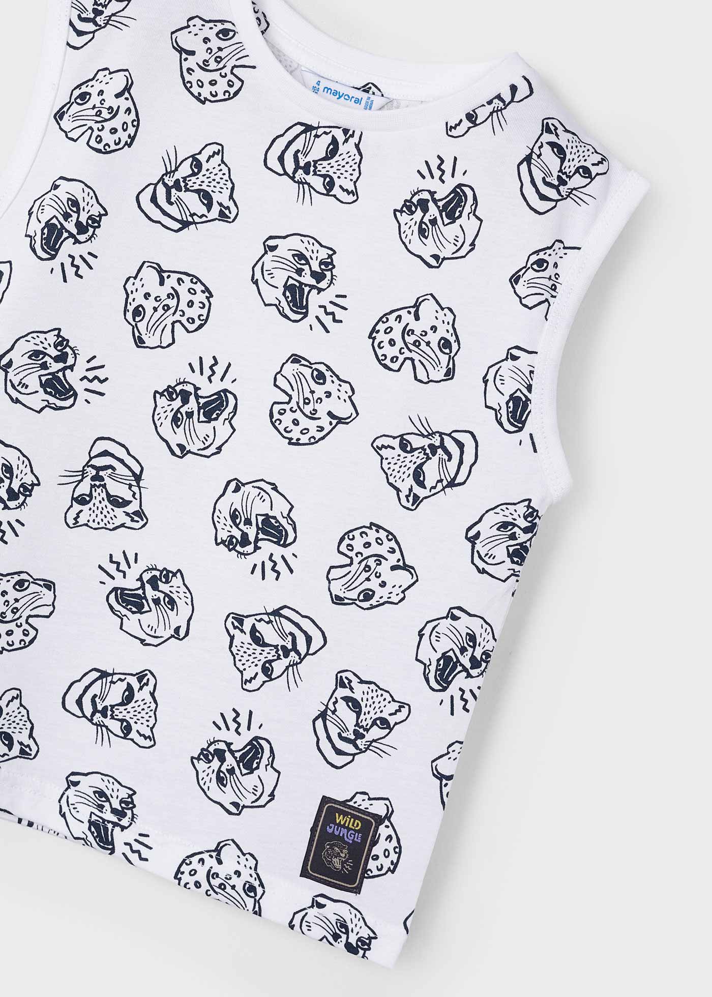 Conjunto esportivo de algodão Better Cotton de 3 peças para meninos