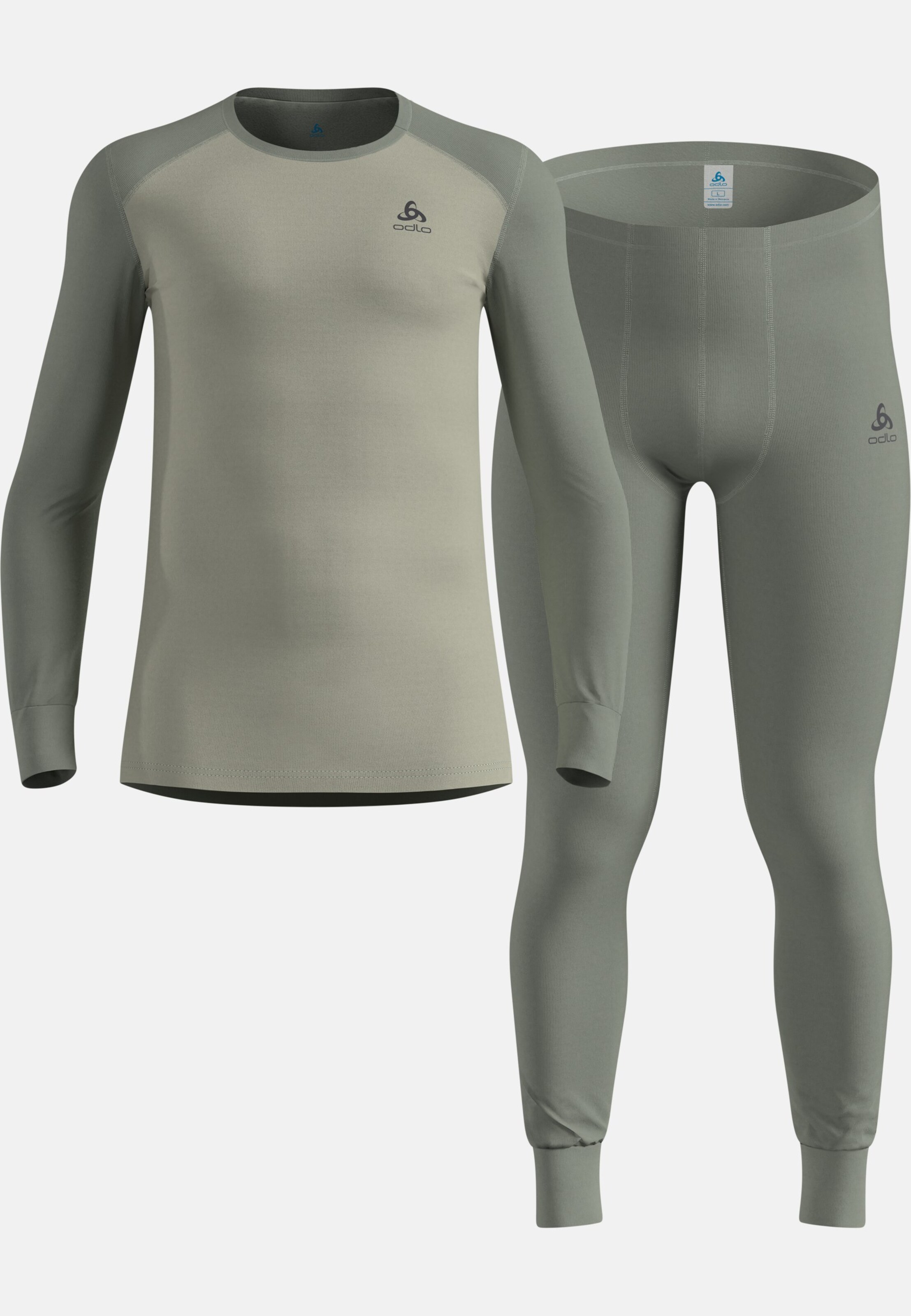 Active Warm Base layer Set in shadow - agate gray