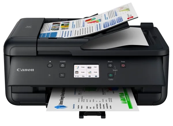 Canon PIXMA TR7650 - Multifunktionsprinter - farve - blækprinter - A4 (210 x 297 mm), Legal (216 x 356 mm) (original) - A4/Legal (medie) - op til 15 ipm (udskriver) - 200 ark - 33.6 Kbps - Wi-Fi(n), USB 2.0