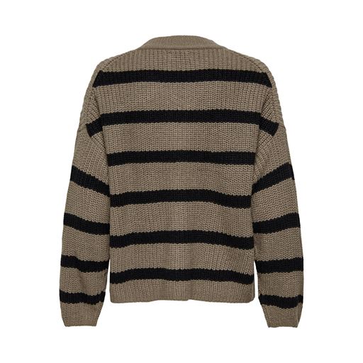 JDY Justy Striktrøje, Walnut, XL
