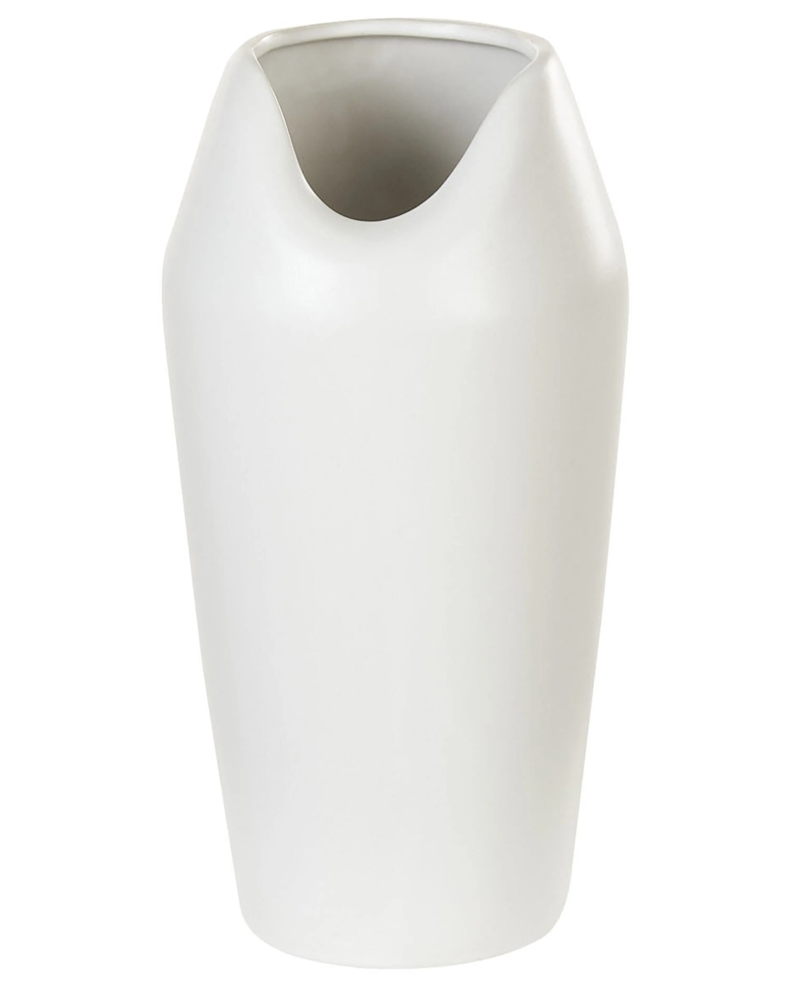 Decoratieve vaas APAMEA Steengoed 33 cm Wit