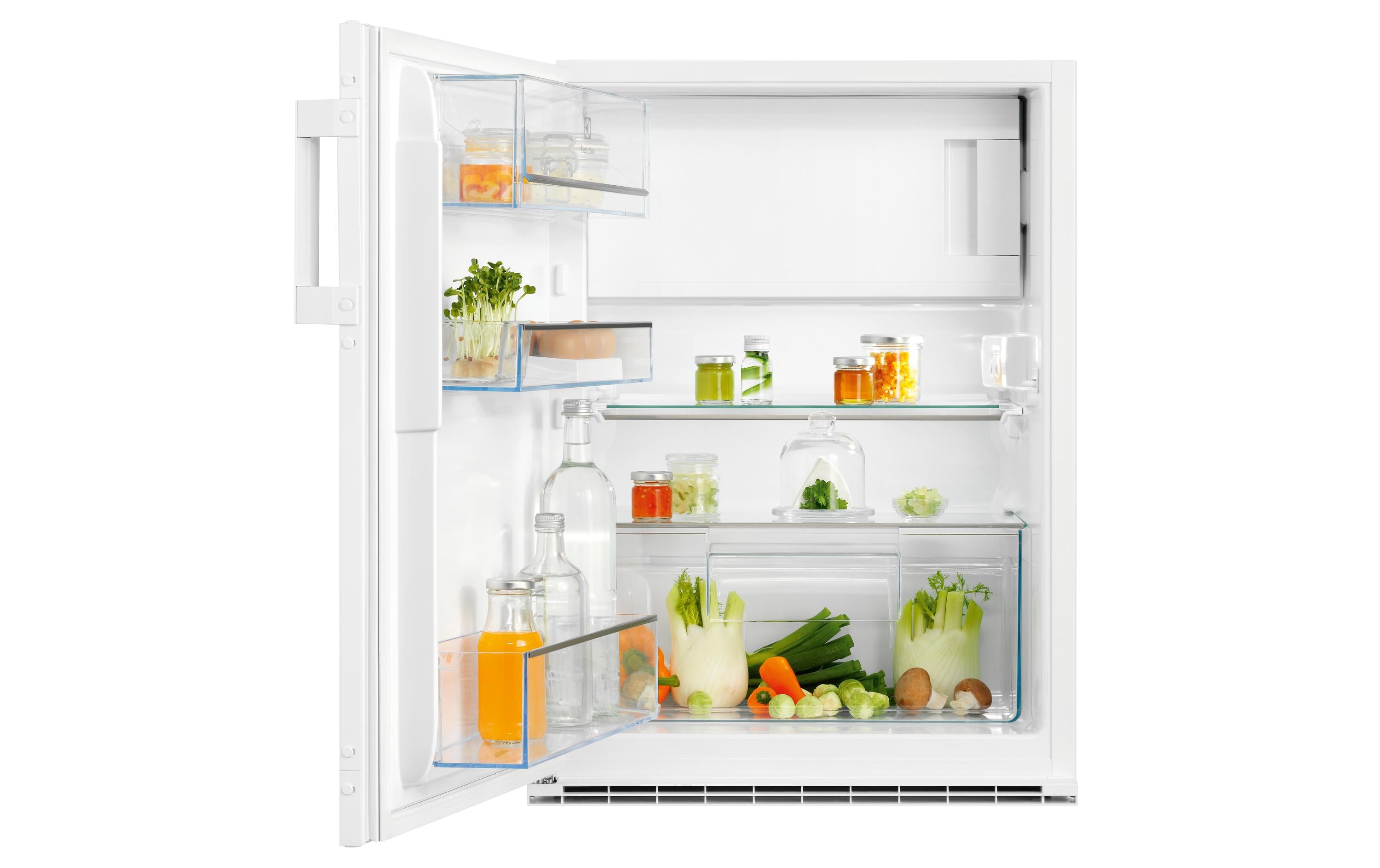 Einbaukühlschrank EK136SLWE Links/Wechselbar<br>Moderner Kühlschrank mit stilvollem Design, hoher Energieeffizienz und innovativer Technik für langfristige Frische