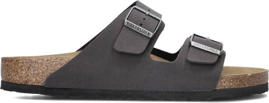 BIRKENSTOCK Slippers Arizona Maat: 44 Materiaal: Leer Kleur: Grijs