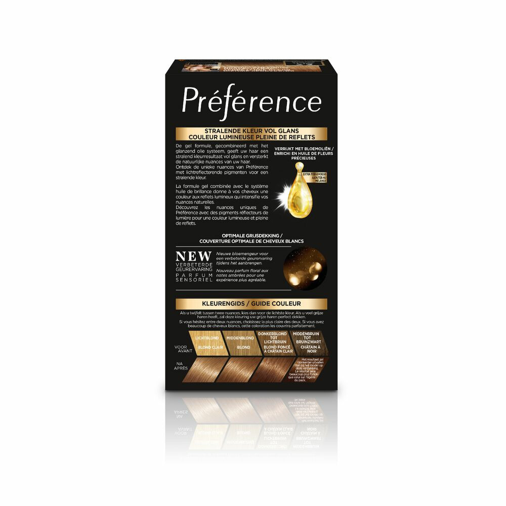 L'Oréal Préférence Permanente Haarkleuring 7.3 Goudblond