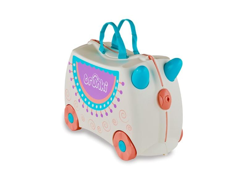 Trunki Reisetrolley Lola Llama Hellgrau Reisekoffer für Kinder