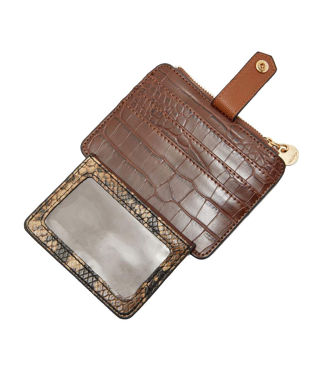 Porte cartes Marron Femme Aldo Edalidda
