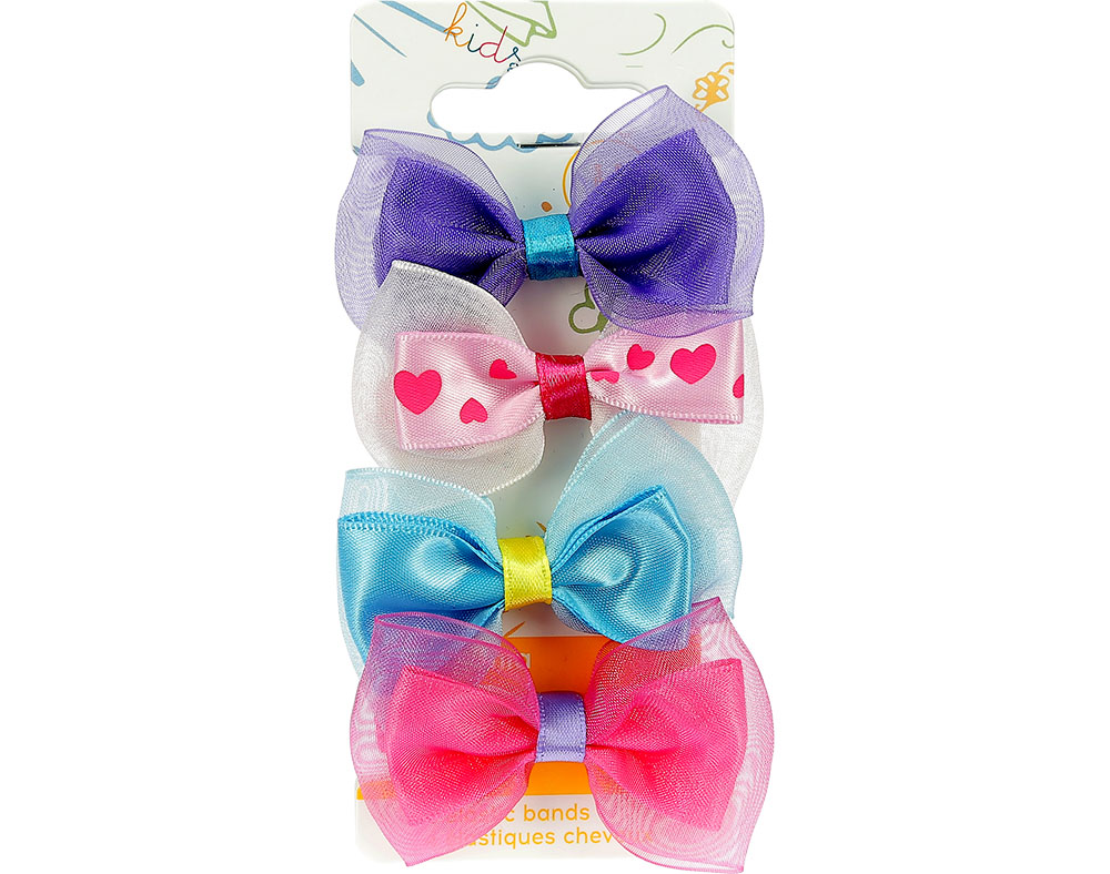 ELÁSTICO COSMIA KIDS CABELO PAPILLON 4UN