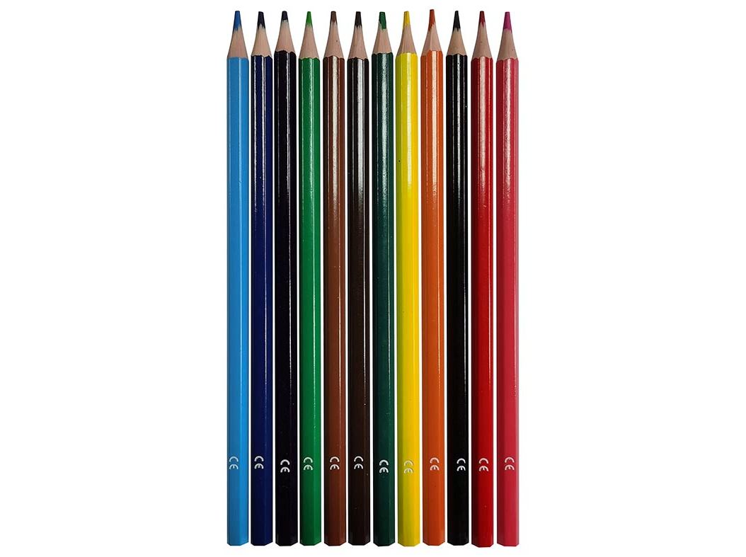 CONJUNTO DE 12 LÁPIS DE COR POLEGAR