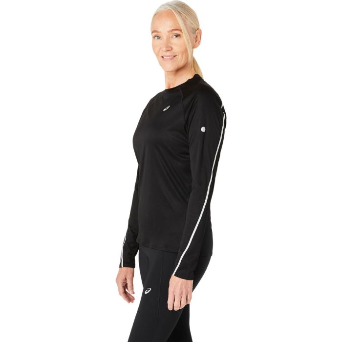 Asics Dame Trøjer Road Lite-Show LS Top Sort