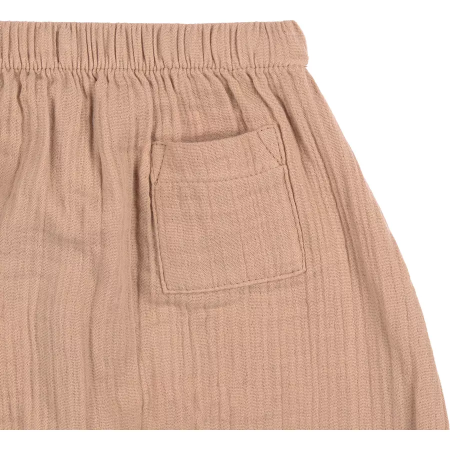 LÄSSIG Musselin Hose maple