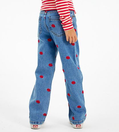 The New Jeans - TnLips - Medium+ Blue/Rot m. Lippen