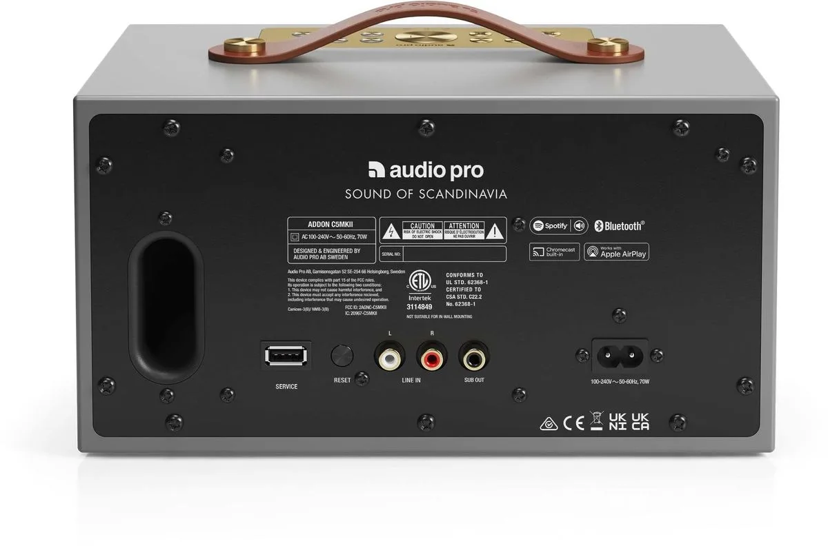 Audio Pro Addon C5 MKII Gris Enceintes connectées