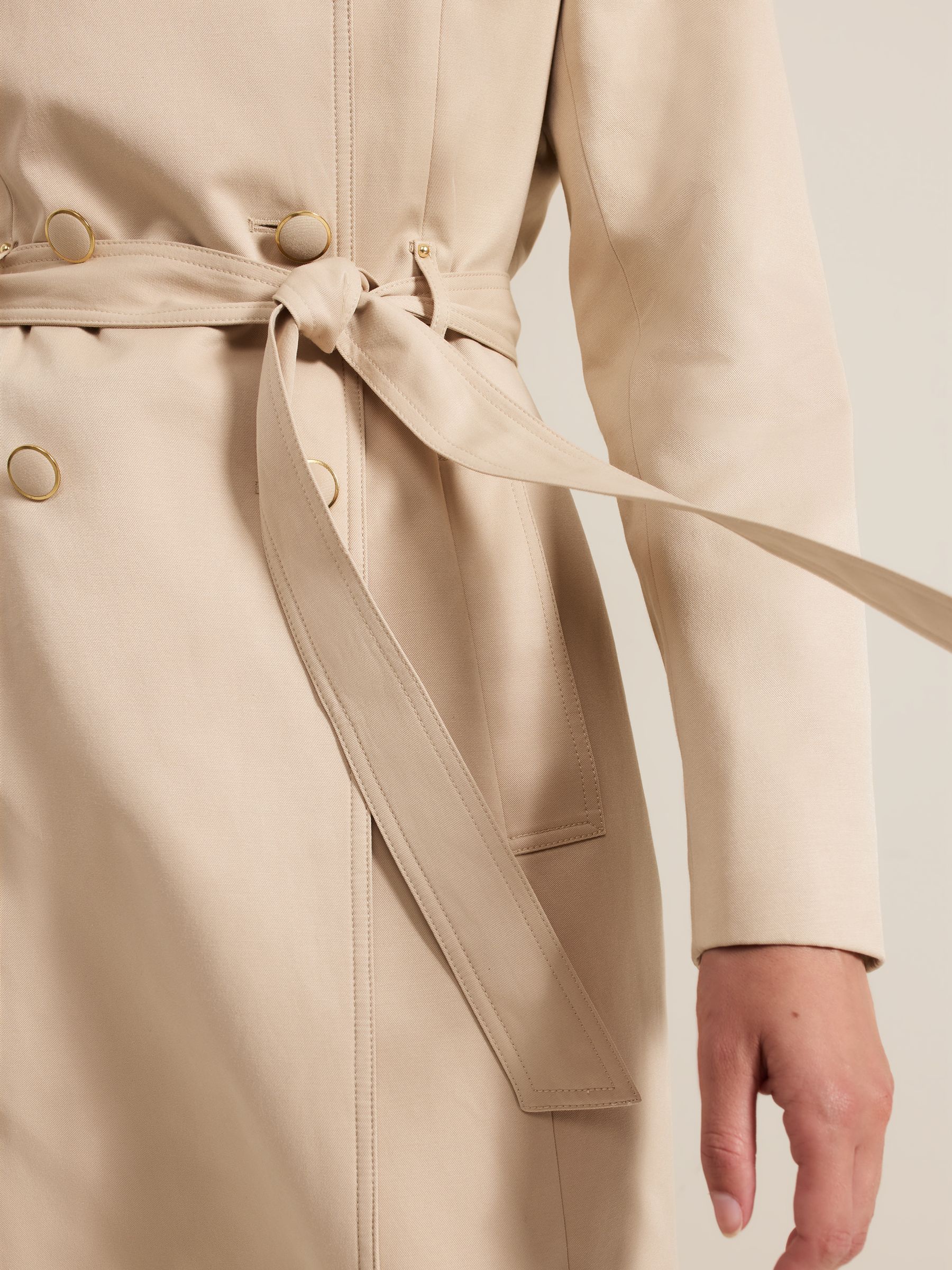 Phase Eight Cheryl Camel Long Fitted Trench Coat