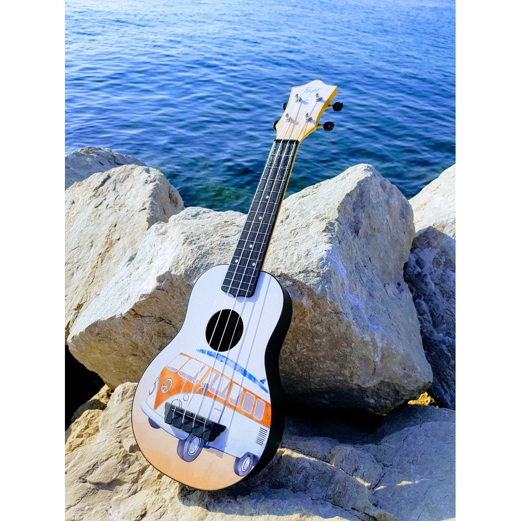Flight Travel Series TUS25 Bus sopraan travel ukelele met gigbag