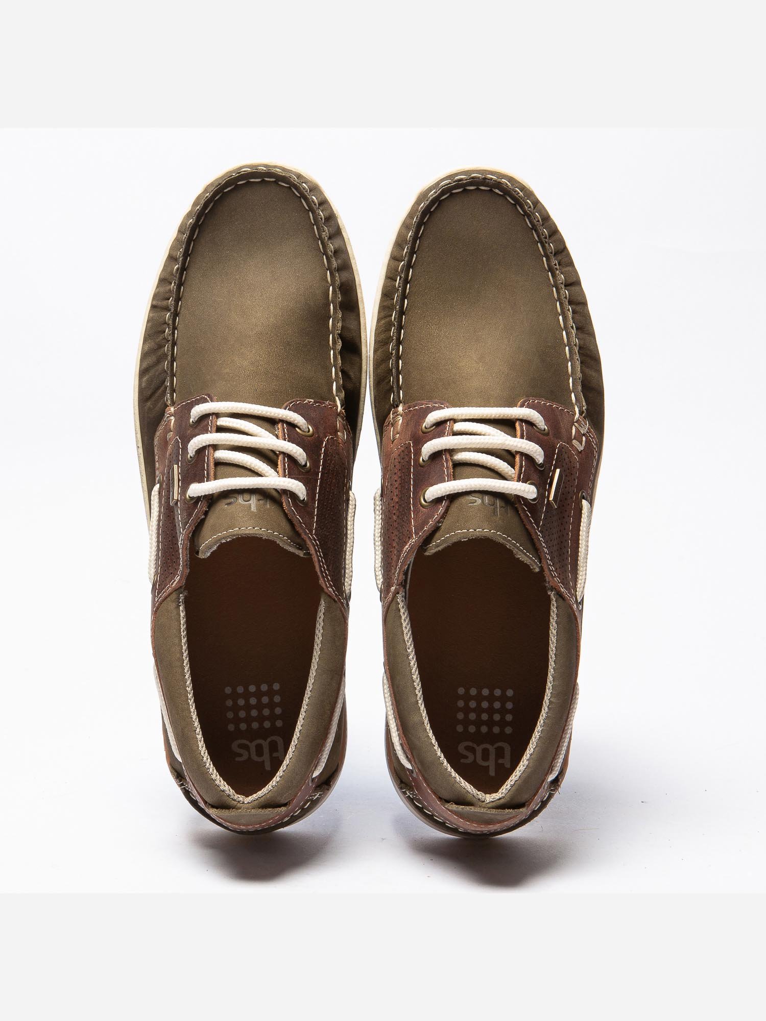 Chaussures Bateau Homme Souples Cuir Vert