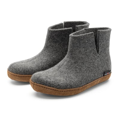 Hausboot Wollfilz Unisex, Grau