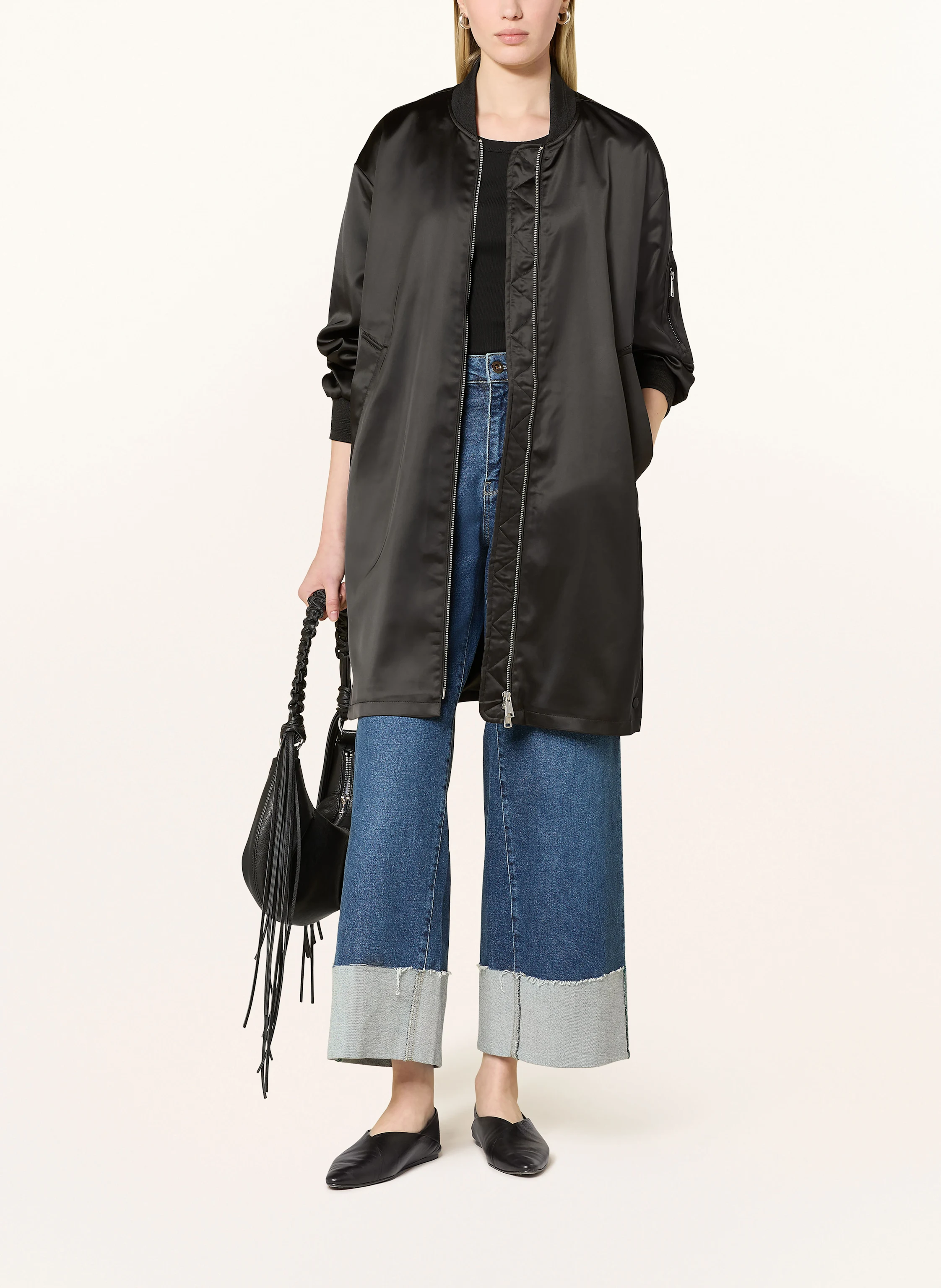 RINO & PELLE Satinjacke BANNERLONG