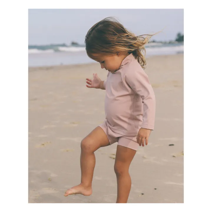 Ina Swim T-Shirt Anti-UV Matière Recyclée Nella | Rose
