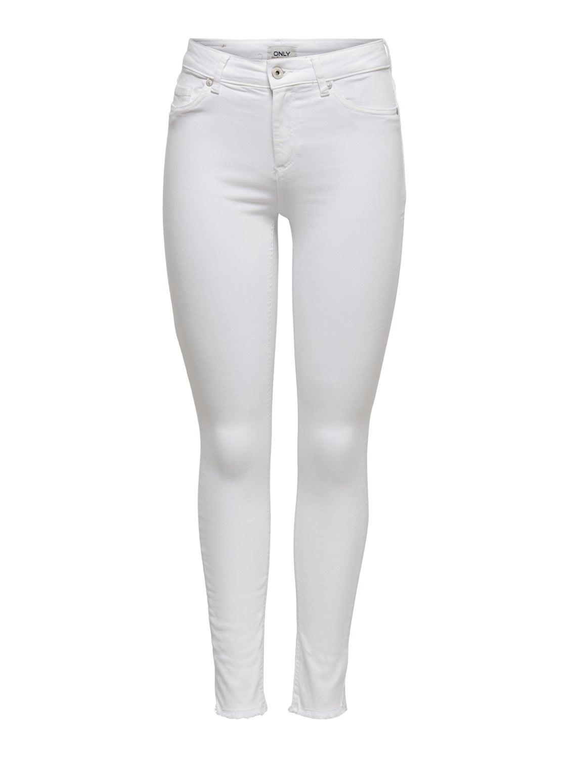ONLBLUSH Mittlere Taille Skinny Fit Jeans White