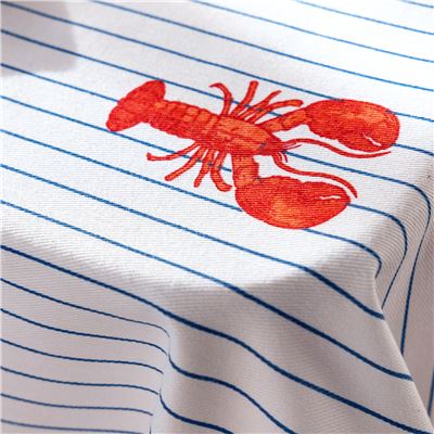 Nappe coton motif homard