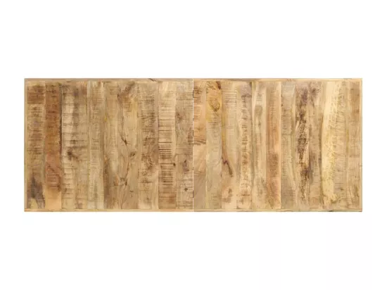 Table de bar 180x70x107 cm Bois de manguier brut