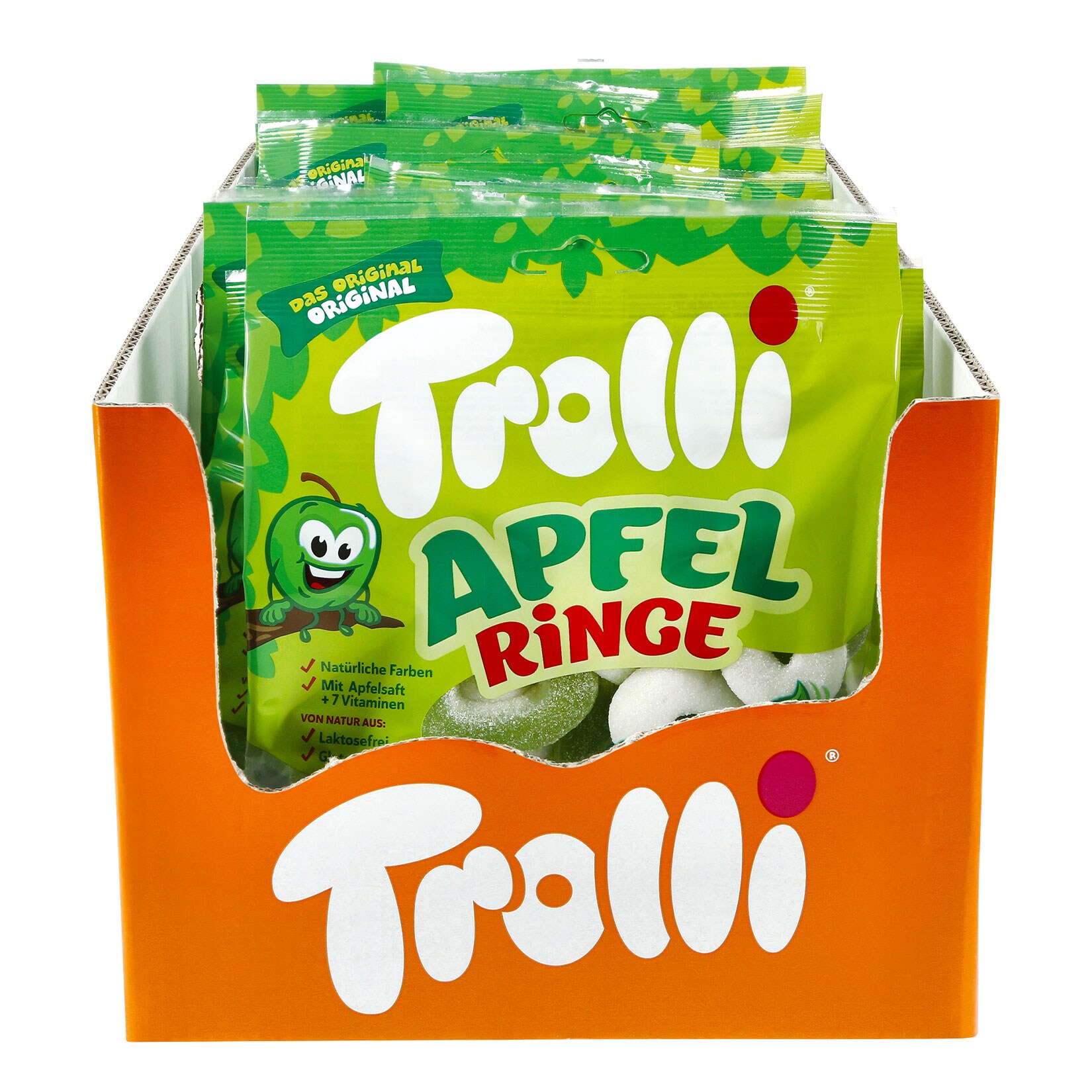 Trolli Apfelringe 150 g, 21er Pack