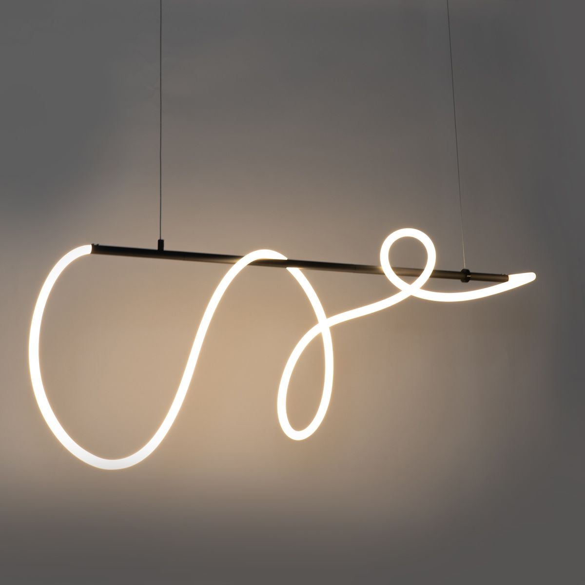 Design hanglamp zwart incl. LED 3-staps dimbaar - Danisha