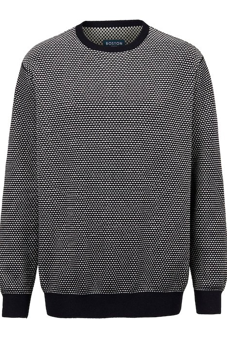 Boston Park Pullover, Strukturstrick, Rundhals, bis 72/74