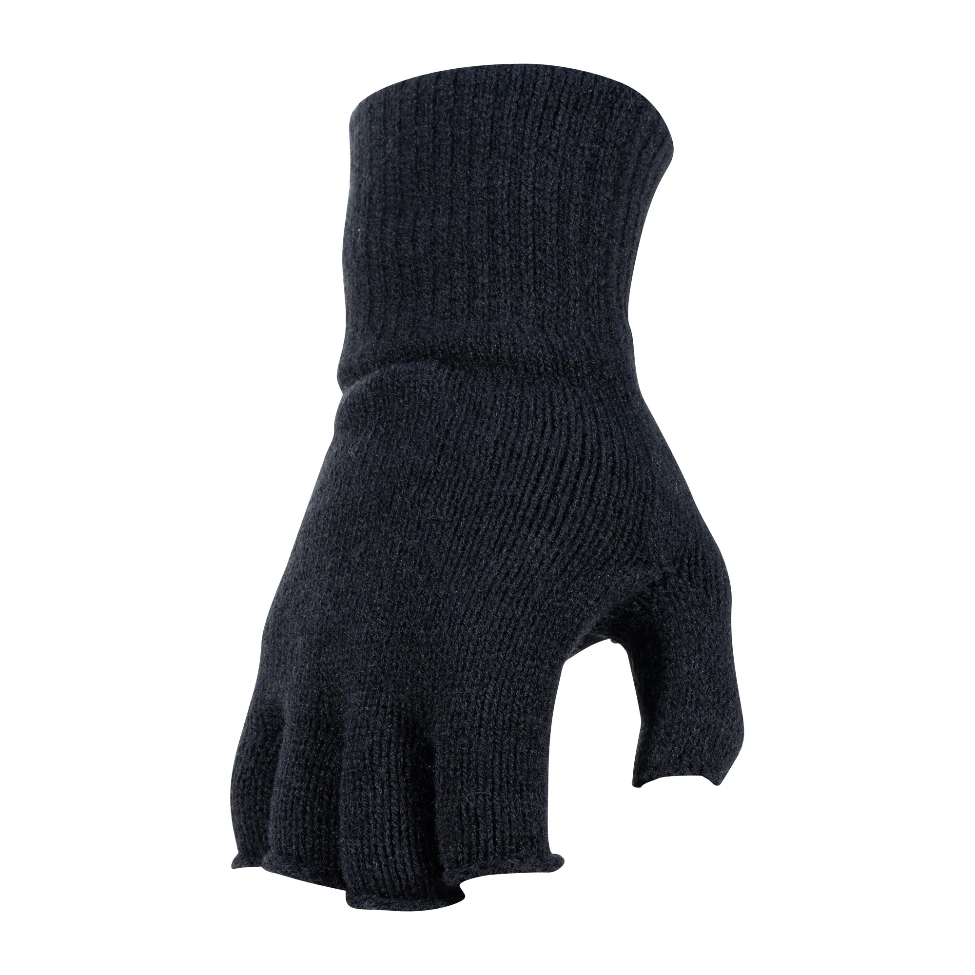 MFH -  MFH Strick-Handschuhe ohne Finger schwarz