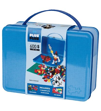 Plus-Plus Mini - Koffer - 600 st. - Basic/Neon