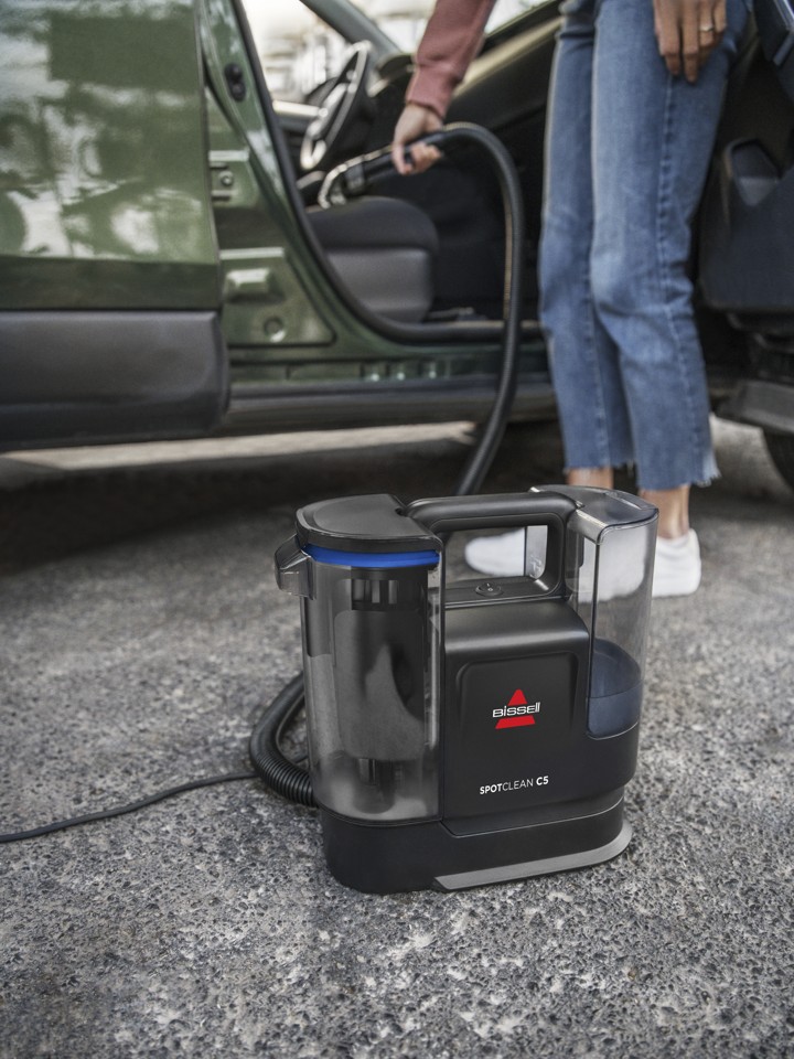 Bissell - SpotClean C5 Select - Effektiv og Kompakt Pletfjerner til Tæpper og Møbler