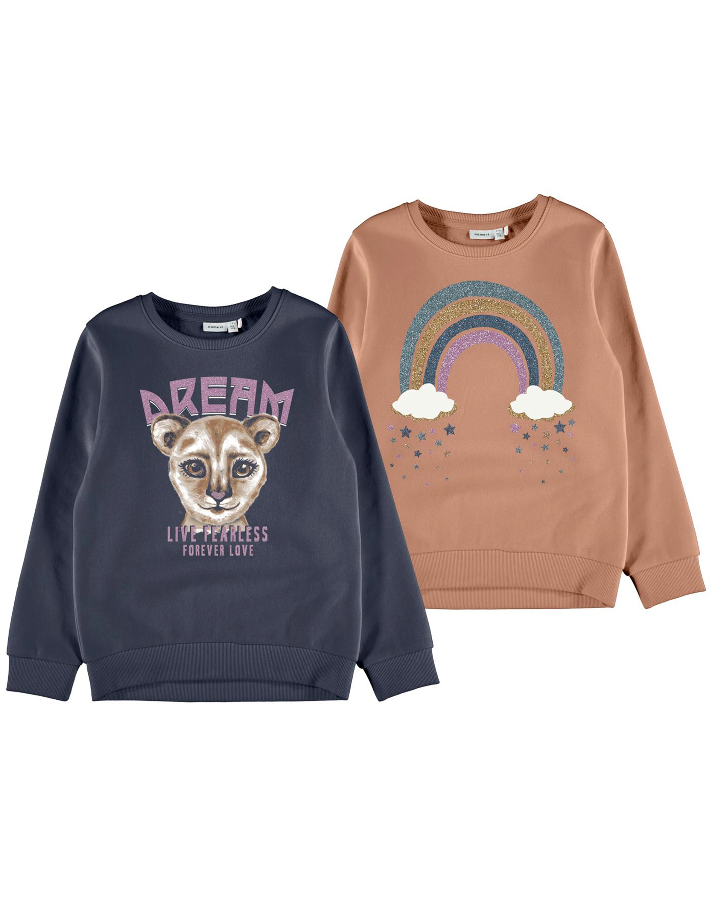 Sweatshirt NMFVENUS 2er-Pack in dark sapphire